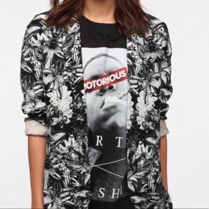 Silence + Noise Tropical Floral Blazer - Size XS